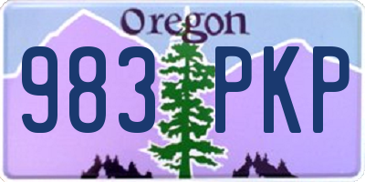 OR license plate 983PKP