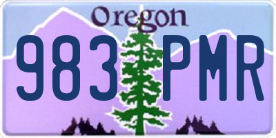 OR license plate 983PMR