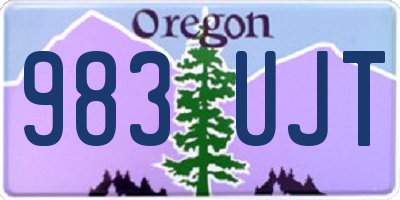 OR license plate 983UJT