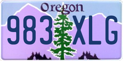 OR license plate 983XLG