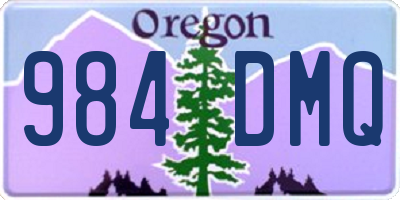 OR license plate 984DMQ