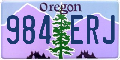 OR license plate 984ERJ