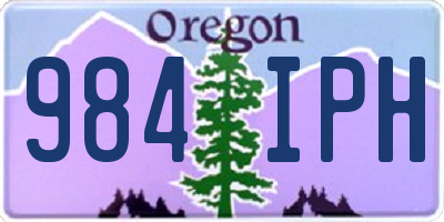 OR license plate 984IPH