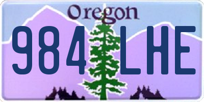 OR license plate 984LHE