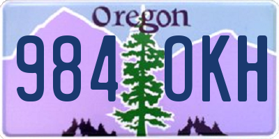 OR license plate 984OKH