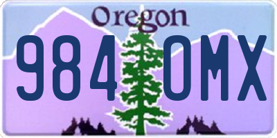 OR license plate 984OMX