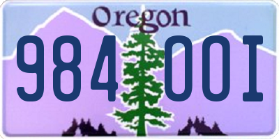 OR license plate 984OOI