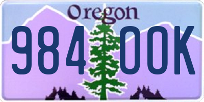 OR license plate 984OOK