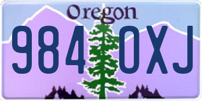OR license plate 984OXJ