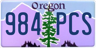 OR license plate 984PCS