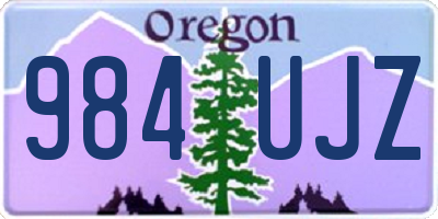 OR license plate 984UJZ