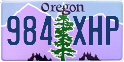 OR license plate 984XHP