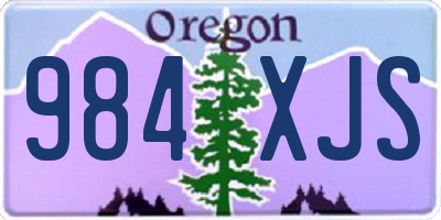 OR license plate 984XJS