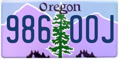 OR license plate 986OOJ