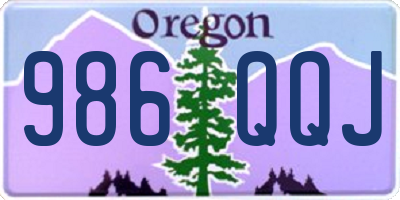OR license plate 986QQJ