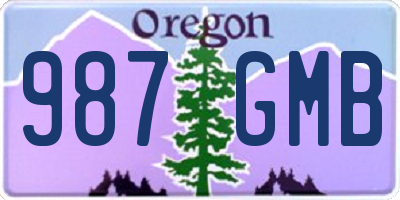 OR license plate 987GMB