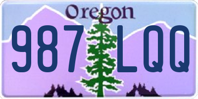 OR license plate 987LQQ