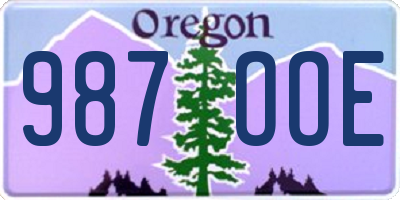 OR license plate 987OOE