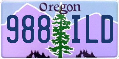 OR license plate 988ILD