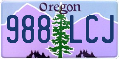 OR license plate 988LCJ