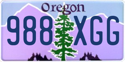 OR license plate 988XGG