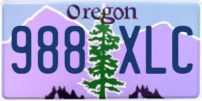 OR license plate 988XLC