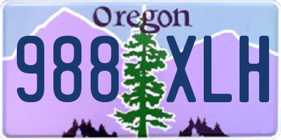 OR license plate 988XLH