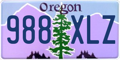 OR license plate 988XLZ