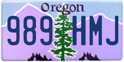 OR license plate 989HMJ