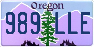 OR license plate 989LLE