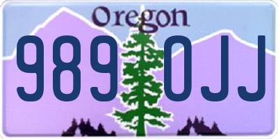 OR license plate 989OJJ