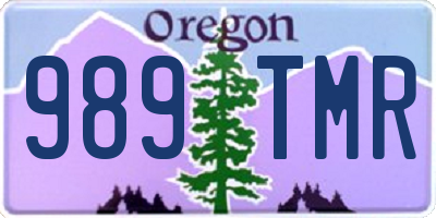 OR license plate 989TMR