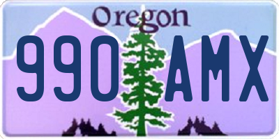OR license plate 990AMX