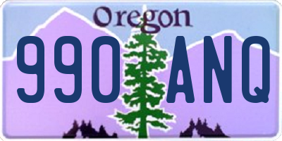 OR license plate 990ANQ