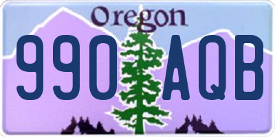 OR license plate 990AQB