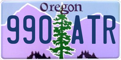 OR license plate 990ATR