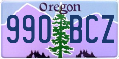 OR license plate 990BCZ