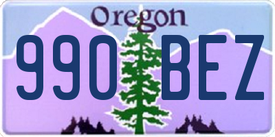 OR license plate 990BEZ