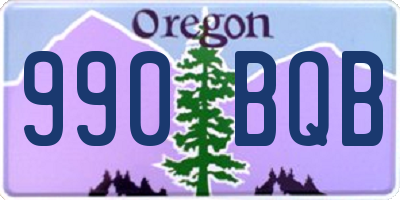 OR license plate 990BQB