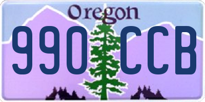 OR license plate 990CCB