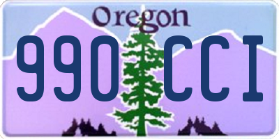 OR license plate 990CCI