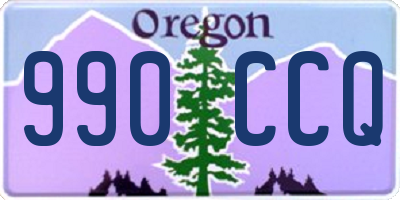 OR license plate 990CCQ