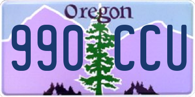 OR license plate 990CCU