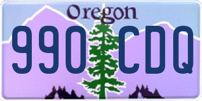 OR license plate 990CDQ