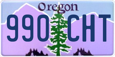 OR license plate 990CHT