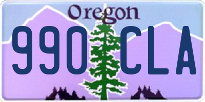 OR license plate 990CLA