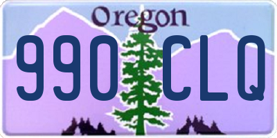 OR license plate 990CLQ