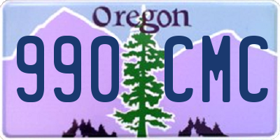 OR license plate 990CMC