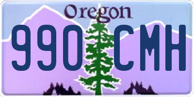 OR license plate 990CMH