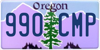 OR license plate 990CMP